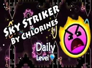 Play Geometry Dash Sky Striker